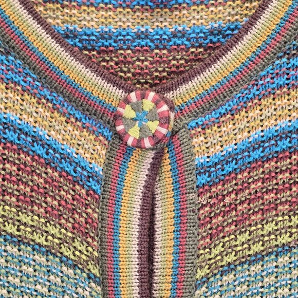 Vintage Koret Womens Cardigan Sweater Jacket Large Cottagecore Long Sleeve Multi - Picture 5 of 13